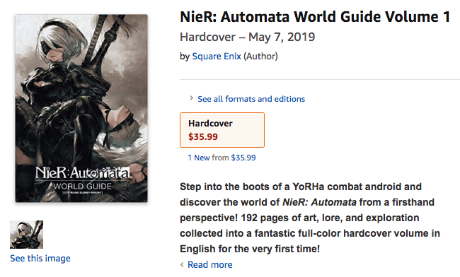 Nier: Automata World Guide book preview and release date - Polygon