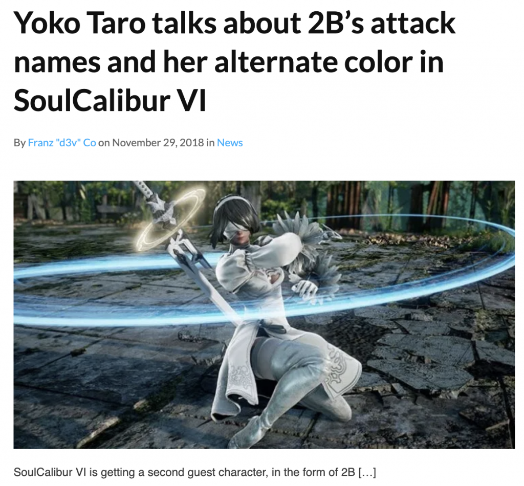 Click to view the article on Shoryuken.com!
