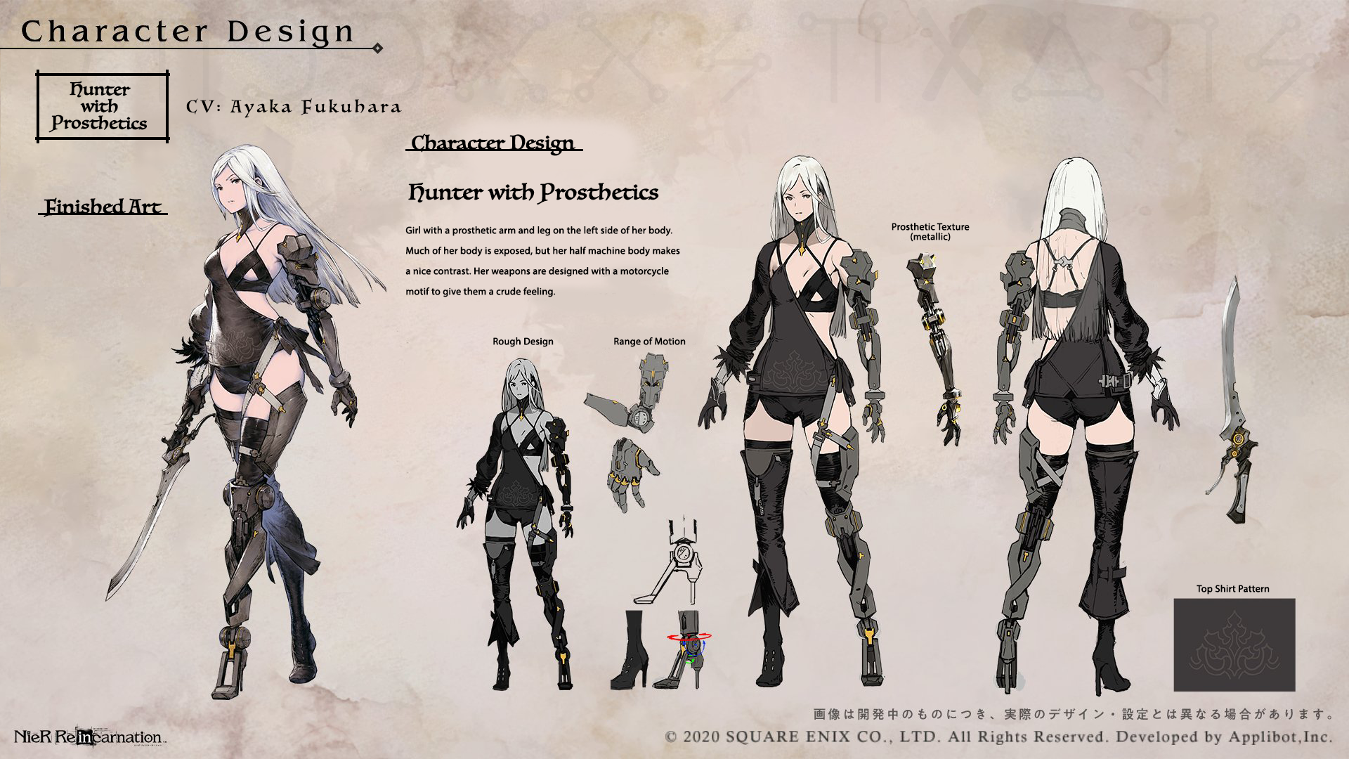 NieR Reincarnation Concept Art & Characters