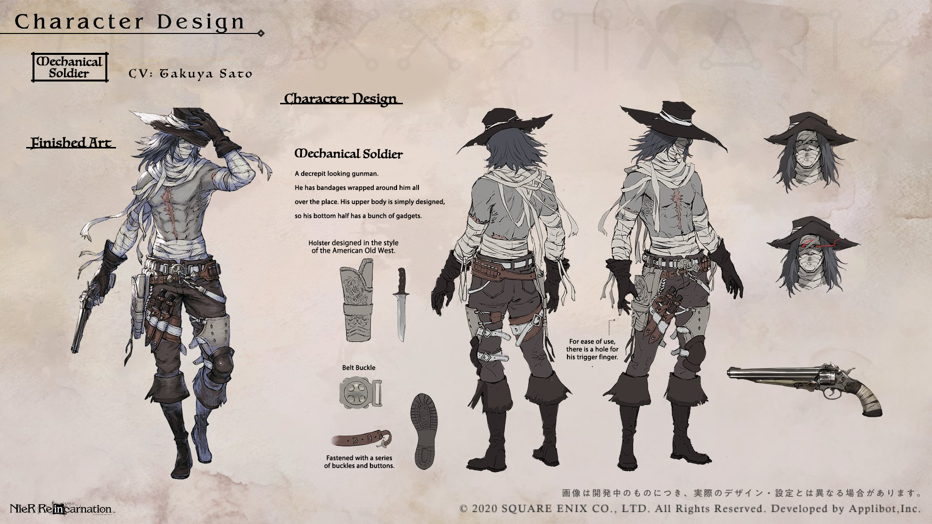 NieR Reincarnation Concept Art & Characters