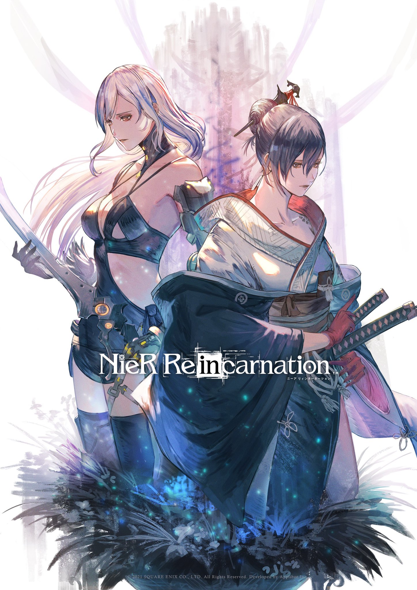 Here is another beautiful official artwork of NieR Reincarnation released  on Twitter. : r/nier